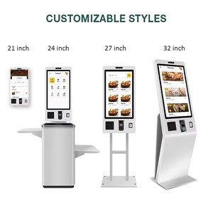 Kiosco de Autoservicio con Pantalla Táctil de 21.5, 23.6, 27 y 32 Pulgadas, con NFC e Impresora Térmica, Escáner de Código de Barras y Lector de Tarjetas de Crédito - Product Image 2