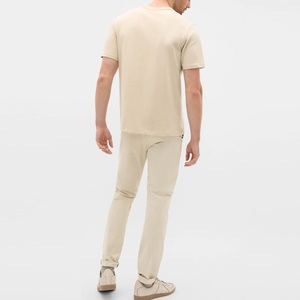 Camiseta Unisex de Lujo 100% Algodón 260gsm al por Mayor, con Logotipo Personalizado, Cuello Redondo, Sólida, Oversize, de Gran Gramaje y Ajuste Holgado para Hombre - Product Image 5