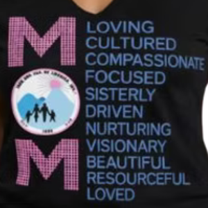 เสื้อยืดคอกลมแขนสั้นผู้หญิงสีชมพูประดับเพชร MOM Love สวมใส่สบายๆ ทุกวัน แฟชั่นลำลอง เสื้อผ้าแฟชั่นทันสมัย - Product Image 5