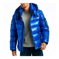 Veste à bulles personnalisée, design unique, qualité supérieure, veste d'hiver pour homme, taille adulte, fermeture éclair intégrale, col montant, coupe-vent