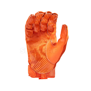 American Football Gloves Lightweight Gloves With Grip Support For Practice And <b>Game</b> Play - Product Image 2