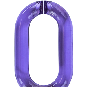 Eslabones de Cadena de Madera Personalizables de Gran Tamaño en Colores Claros y Multicolor, Diseño Art Deco para Decoración del Hogar - Product Image 1