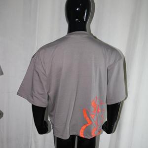 T-shirt gris lourd 300 GSM, streetwear, 100% coton, impression sérigraphique, tailles américaines, impression intégrale, URBAN PRODUCTIONS - Product Image 6