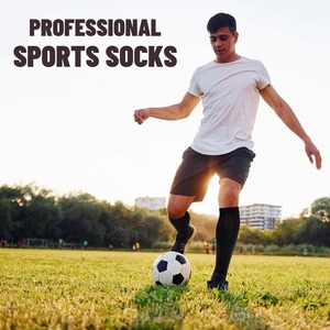 <b>Custom</b> Knee High <b>Grip</b> Soccer <b>Socks</b> Non Slip Cushioned Football Basketball Team Sports <b>Socks</b> For Men Women OEM ODM Wholesale - Product Image 6