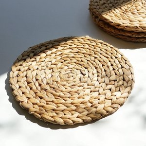 Superbe offre : tapis de table en jacinthe d'eau tissé à la main, naturel, au prix le plus bas pour la maison et les restaurants. - Product Image 6