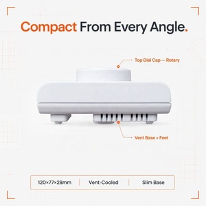 <span class=keywords><strong>Thermostat</strong></span> Rotatif Compact en Gros 25uA 120x77x28mm avec Enregistrement Automatique en 5 Secondes et <span class=keywords><strong>Contact</strong></span> <span class=keywords><strong>Sec</strong></span> pour Chambre, Cuisine, Garage - Product Image 4
