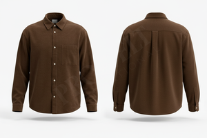 Camisa de Vestir de Manga Larga Personalizada OEM ODM con Bolsillo, Cierre de Botones, Informal, de Algodón Suave, Tela Personalizada, Corte Regular, Camisas de Oficina - Product Image 3