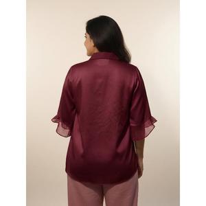 Camisa Elegante para Mujer, Manga Corta, Perfecta para la Oficina, Viajes y Atuendos Diarios, Compre Directamente del Proveedor - Product Image 4