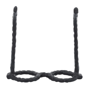 Épingles à lunettes rondes en métal, style antique, sculpture décorative en fonte, au meilleur prix - Product Image 3