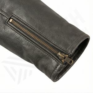 Veste en cuir pour homme NAI-0454A, vêtements de moto, veste de motard, vêtements de protection pour moto en gros, couleur personnalisée - Product Image 6