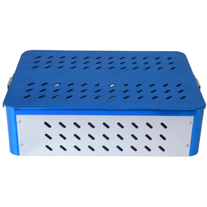 Boîte de désinfection laparoscopique réutilisable de grande taille pour matériel médical, conteneur stérilisé en aluminium, plateaux de stérilisation personnalisables - Product Image 3