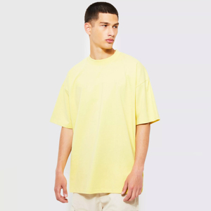 Camiseta Oversize con Lavado Ácido 100% Algodón, Estilo Vintage, Tallas Grandes, Personalizable con el Logotipo de tu Marca, Camiseta Blanca con Lavado Ácido - Product Image 1