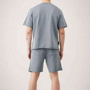 <b>Top</b>-Selling New Arrival 100% Polyester Premium Summer Men's T-Shirt Shorts Set Breathable Quick Dry Crew - Product Image 6