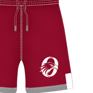 Pantalones Cortos de Rugby Color Marrón Oscuro y Blanco, Cintura Elástica con Cordón, Ropa Deportiva Ligera para Entrenamiento, Partidos y Equipos - Product Image 4