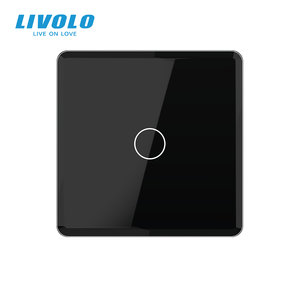 Panneau en verre gris 2.5D, taille 80mm*80mm, un bouton, un module, nouveau type - Product Image 3