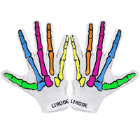 Gants de football américain professionnels les plus vendus, haute qualité, durables, personnalisables, performance de préhension optimale, cuir, hiver, légers
