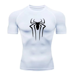 Camiseta de Compresión Deportiva para Hombre, de Primera Calidad, OEM, con Estampado por Sublimación, de Spandex, para Gimnasio, Fitness, Surf, Buceo, Transpirable, Venta al Por Mayor - Product Image 5