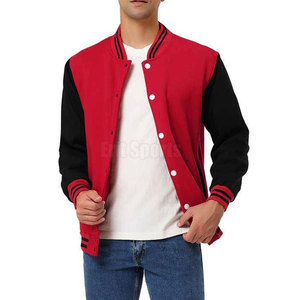 Veste de sport décontractée de haute qualité, col montant, logo sur le devant, en coton/polyester, tissu respirant, veste d'hiver pour homme - Product Image 5