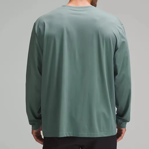 เสื้อยืดแขนยาวสีดำคุณภาพสูงสั่งทำพิเศษ ผ้าฝ้าย 100% สองชั้น พิมพ์ลายฮิปฮอป สำหรับผู้ชาย - Product Image 2