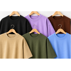 T-shirt surdimensionné à col rond de haute qualité pour animaux de compagnie avec impression de logo personnalisé et matière douce et confortable pour une tenue décontractée des animaux de compagnie - Product Image 2