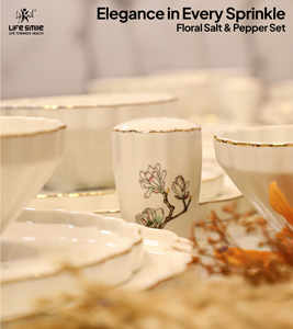 Service de table de luxe haut de gamme en porcelaine fine, 29 pièces, avec une élégance florale raffinée - Product Image 4