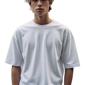 OEM Black Dtg Custom Logo High Quality Oversized <b>Tshirt</b> High Street Acid Wash t Shirt 100% cotton T-shirt for men loose fit - Product Image 1