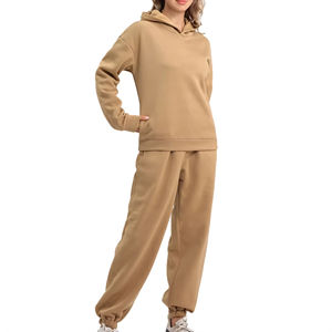 ชุดวอร์มมีฮู้ดโลโก้สั่งทำ ผ้าเนื้อดี เป็นมิตรกับสิ่งแวดล้อม สไตล์ลำลอง สำหรับผู้หญิง คุณภาพสูง ผลิตตามสั่ง สไตล์ฮิปฮอป สำหรับฤดูหนาว - Product Image 3