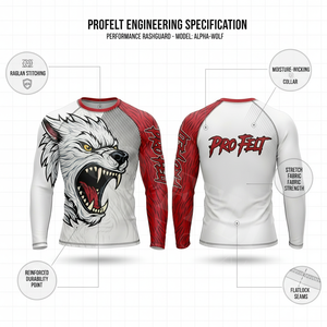 Haut de compression uni à manches longues pour entraînement MMA BJJ, design personnalisé, séchage rapide, idéal pour le fitness, faible MOQ - Product Image 2
