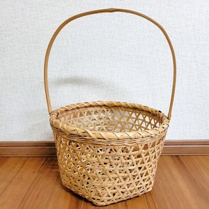 White wedding <b>flower</b> girl <b>baskets</b> wholesale supply eco-friendly weaving bamboo handle <b>basket</b> - Product Image 6