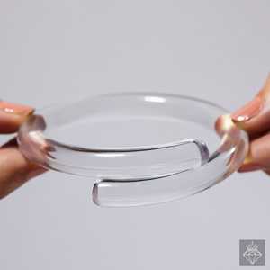 PRAO Bold & Beautiful Transparent Acrylic Glass <b>Bracelet</b> Fashionable <b>Bangles</b> & <b>Bracelets</b> - Product Image 4