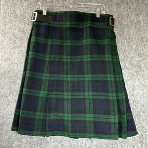 Scottish Designs Black Watch Tartan Kilt Falda plisada a cuadros verde mediana 30 para mujer - Product Image 1