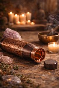 Botella de Cobre con Acabado Antiguo, Vajilla Premium Sostenible, a Prueba de Fugas, de Gran Capacidad, Regalo para Cocina, Hotel - Product Image 3