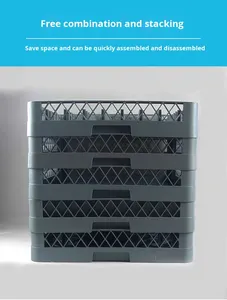 Supporto per bicchieri da vino rosso per <span class=keywords><strong>lavastoviglie</strong></span>, porta bicchieri a 25 griglie, scolapiatti in plastica per calici, porta bicchieri, scolapiatti per lavaggio piatti - Product Image 5