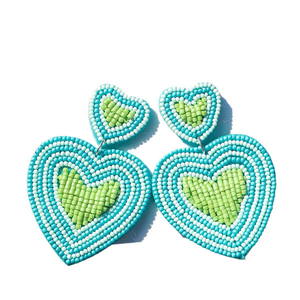 Customable parrot design best quality seed beaded embroidery <b>earring</b> for <b>girls</b> from India by MD HANDICRAFTS - Product Image 5