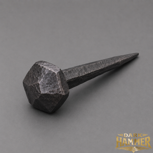 Clous en fer forgé à la main, rustiques, à tête octogonale carrée, en fer forgé antique, pointe métallique pour portes et portails en bois - Product Image 3