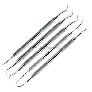 Dental Waxing Instrument Set 5 Pcs German Stainless Steel Manual <b>Tools</b> Professional <b>Precision</b> Instruments Sculpting - Product Image 2