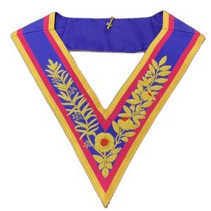 Col maçonnique rectangulaire vintage bleu roi de haute qualité, personnalisable, avec tissu en velours, broderie à épingle de sûreté - Meilleure vente - Product Image 1