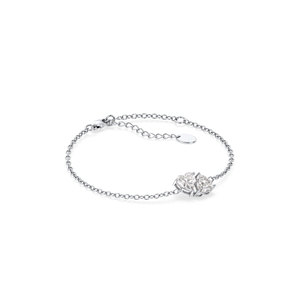 REYES Pulsera de Cadena de Oro Blanco Sólido de 14K con Diamantes CVD Cultivados en Laboratorio, Hecha a Medida para Mujer, Elegante Regalo de Aniversario para Esposa - Product Image 2
