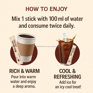 Mélange de café faible en gras aromatisé à la vanille, enrichi en Vitamine B1, Acide Pantothénique, HCA, pour le contrôle du poids chez l'adulte, la réduction des graisses et le soutien beauté, OEM - Product Image 6