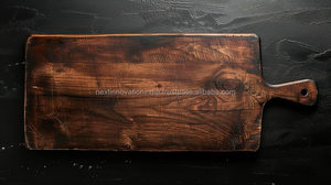 Tabla de cortar de bambú sólido de gran tamaño para comida y queso para entusiastas de la cocina y restaurantes - Product Image 3