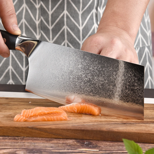 Coffret de couteaux de chef professionnels LEGACY BLADES en acier Damas, manche en bois, fabricant OEM, vente en gros - Product Image 2