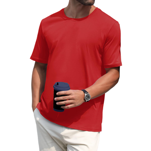 Camiseta para Hombre, Elegante y Moderna, Transpirable, Cómoda, de Primera Calidad, Fácil de Lavar, con Logotipo Personalizado y Color en Contraste - Product Image 1