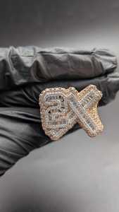 Custom Number <b>Ring</b> VVS Moissanite Diamond Iced Out Baguette Cut Hip Hop <b>Ring</b> <b>For</b> <b>Men</b> In 925 <b>Silver</b> - Product Image 5