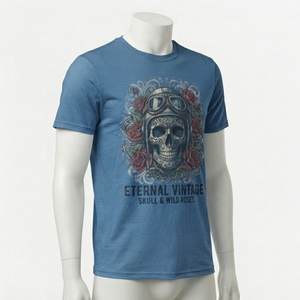 T-shirt pour homme avec impression graphique, vêtements streetwear modernes avec finition d'impression détaillée, tissu léger, coupe décontractée, designs personnalisés - Product Image 6