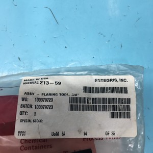 Entegris 213-15 Assy - Herramienta de abocardado, 3/8" - Equipo y piezas de semiconductores de confianza de la marca global legada - Product Image 2