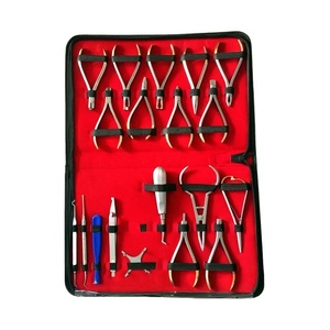 Kit de 20 pinces d'extraction dentaire manuelles en acier inoxydable pour chirurgie - Product Image 1