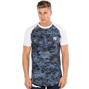 Tye and Dye shirt in the raglan sleeves curve bottom me tee shirt Manufacture by Hawk Eye Sports ( PayPal Verified )