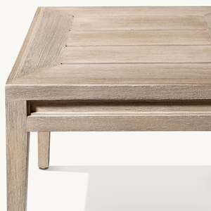 Mesa de Comedor de Teca con Diseño Moderno para Uso en Interiores y Exteriores, Madera Sólida Resistente para Hoteles, Gran Venta - Product Image 5