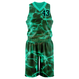 Uniformes de Baloncesto Personalizados Profesionales de Poliéster, Venta al Por Mayor para Equipos, Alto Rendimiento, Transpirables, Malla, Sin Mangas, Cuello en V - Product Image 5