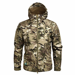 Vêtements d'aventure en plein air, veste de chasse pour homme, softshell coupe-vent respirant, imprimé forêt d'été - Product Image 6